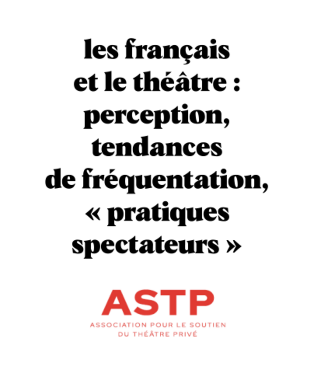 Les Français et le théâtre : perception, tendances de fréquentation, « pratiques spectateurs »