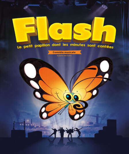 Affiche du spectacle FLASH - Le petit papillon dont les minutes sont contées