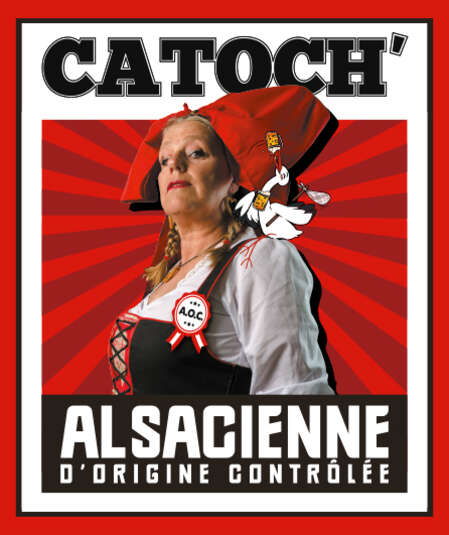 Affiche du spectacle Alsacienne d'Origine Contrôlée (AOC)