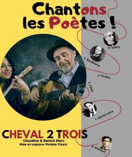 Affiche du spectacle Chantons les poètes !