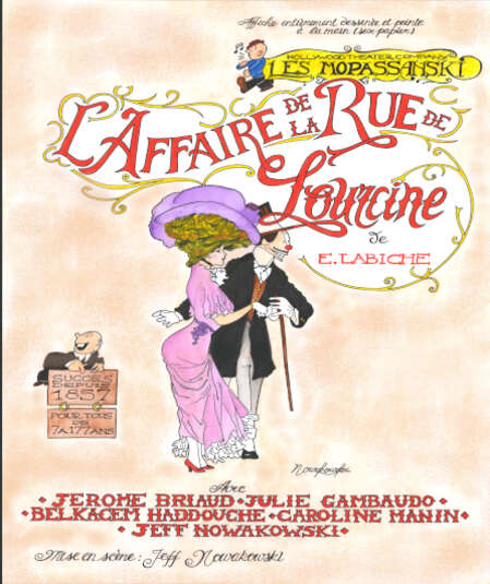 Affiche du spectacle L'affaire de la rue de Lourcine