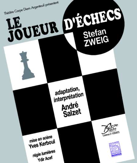 Affiche du spectacle LE JOUEUR D'ÉCHECS