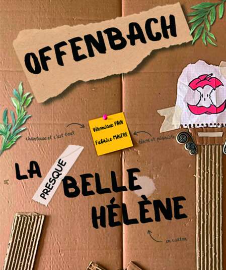 Affiche du spectacle La Presque Belle Hélène - Offenbach