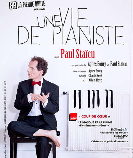 Affiche du spectacle Une vie de pianiste