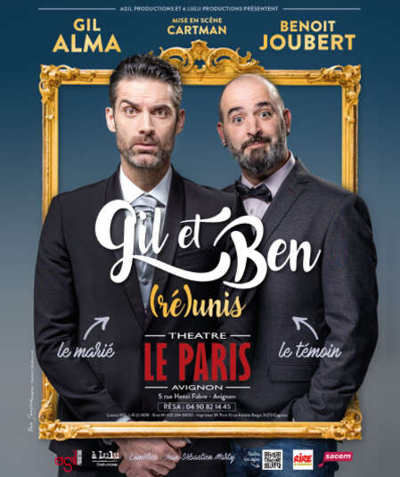 Affiche du spectacle Gil Alma et Benoit Joubert Réunis