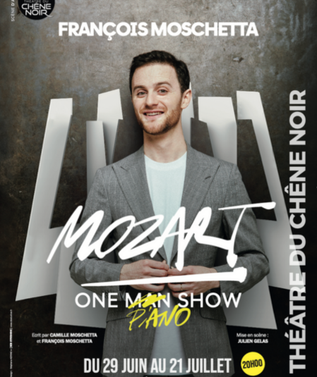 Affiche du spectacle Mozart One Piano Show