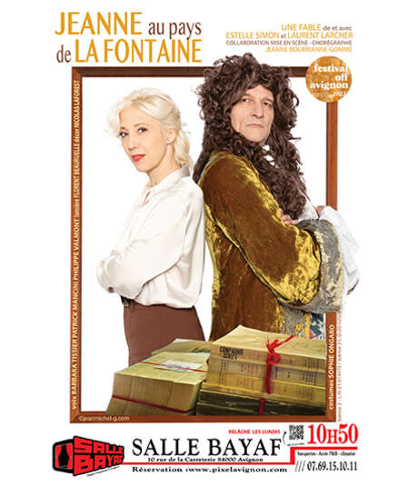 Affiche du spectacle Jeanne au pays de La Fontaine