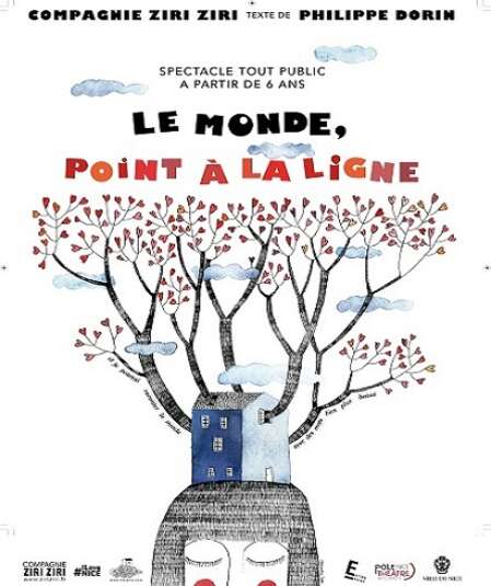 Affiche du spectacle Le Monde, point à la ligne