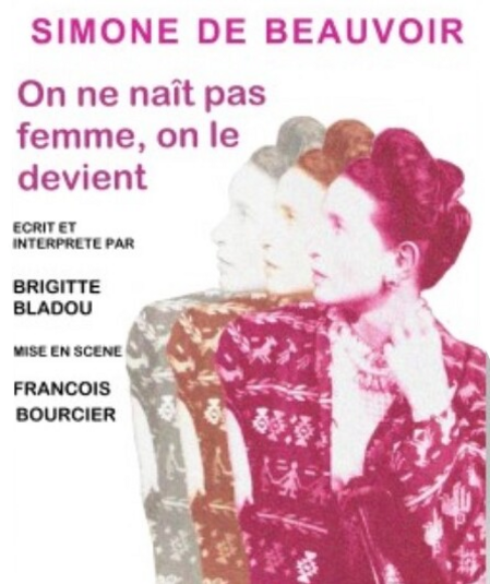 Affiche du spectacle Simone de Beauvoir 