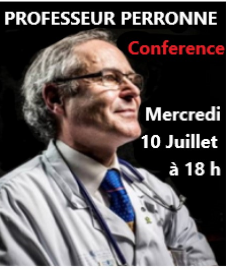 Affiche du spectacle Conference Professeur Perronne 