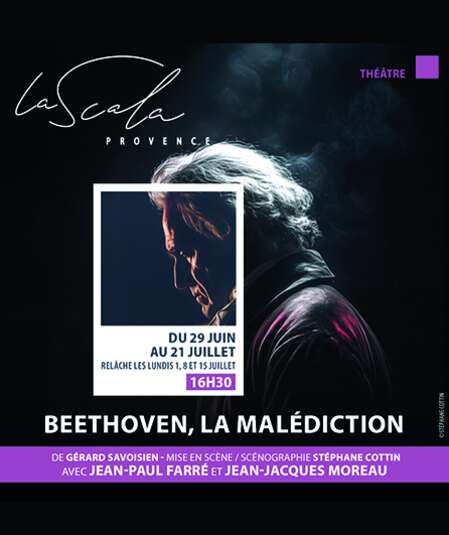 Affiche du spectacle Beethoven, la malédiction