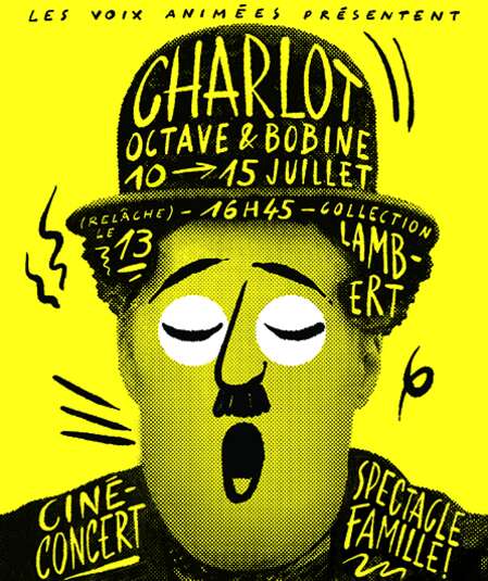 Affiche du spectacle Charlot, Octave & Bobine - Ciné-concert