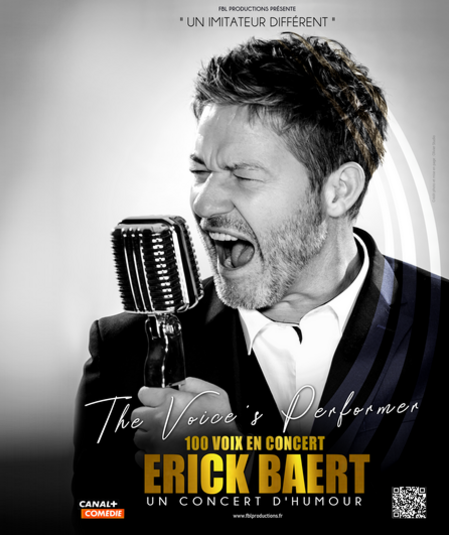 Affiche du spectacle ERICK BAERT The Voice's Performer