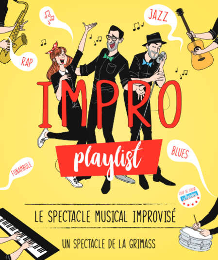 Affiche du spectacle Impro Playlist