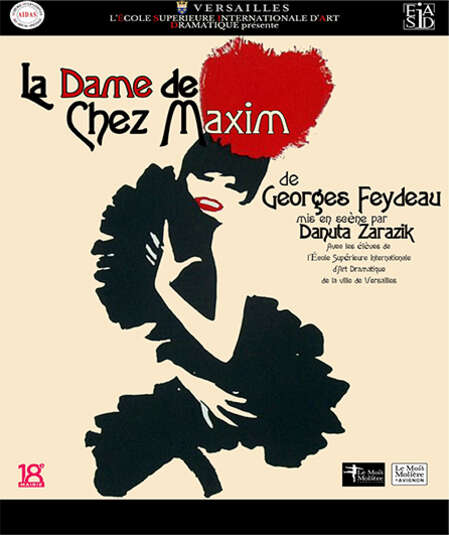 Affiche du spectacle La Dame de chez Maxim