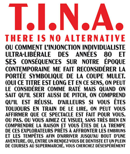 Affiche du spectacle T.I.N.A