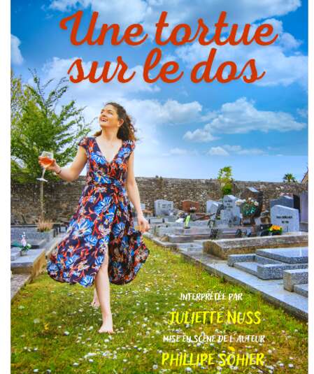 Affiche du spectacle Une tortue sur le dos